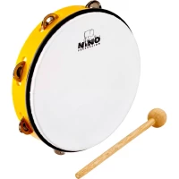 Pandereta Infantil 10 " Pulgadas Nino Amarilla Percussion NINO24Y
